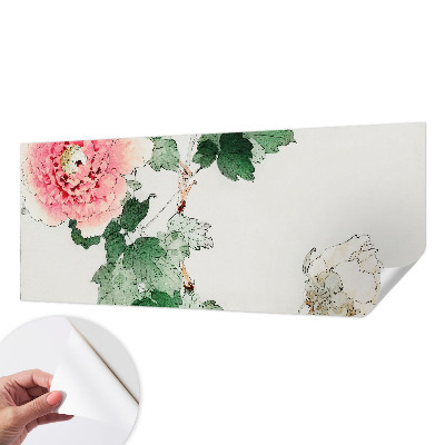 Tapet autoadeziv cu model floral subtil