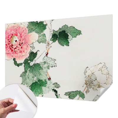 Tapet autoadeziv cu model floral subtil