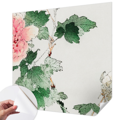 Tapet autoadeziv cu model floral subtil
