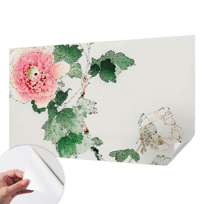 Tapet autoadeziv cu model floral subtil