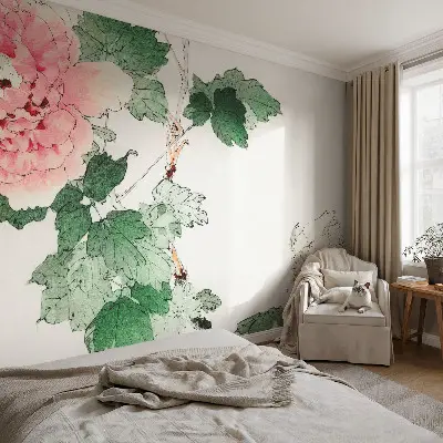 Tapet autoadeziv Blomsteragtig subtilitet