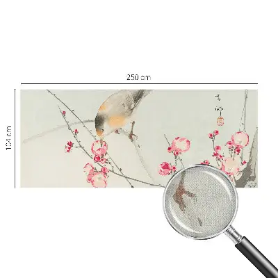 Fototapet 3d Blomsterfugl