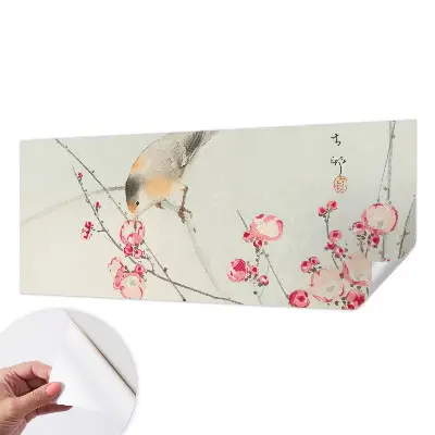 Fototapet 3d Blomsterfugl