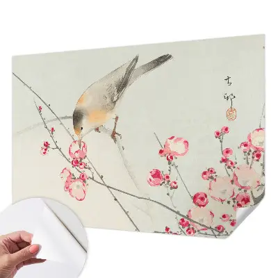 Fototapet 3d Blomsterfugl