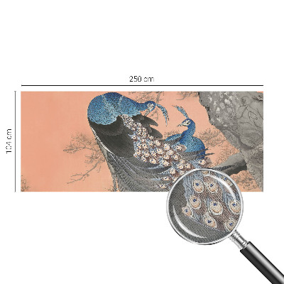 Fototapet 3d pentru living Påfugleagtig elegance
