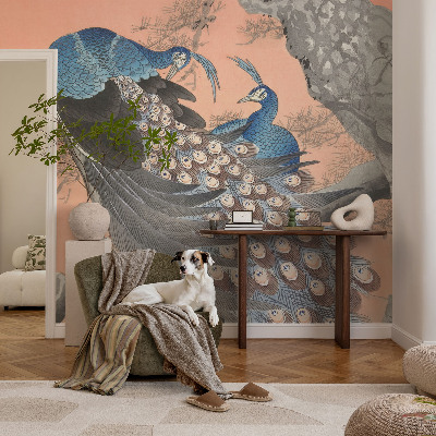 Fototapet 3d pentru living Påfugleagtig elegance