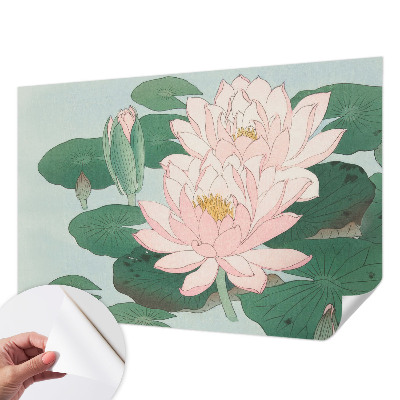 Fototapet 3D autoadeziv cu design Vandlotus