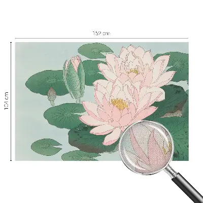 Fototapet 3d autoadeziv Vandlotus