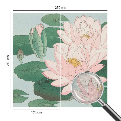Fototapet 3D autoadeziv cu design Vandlotus