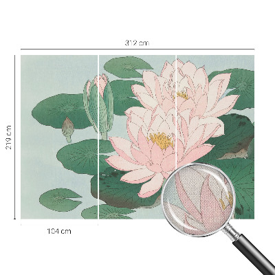 Fototapet 3D autoadeziv cu design Vandlotus
