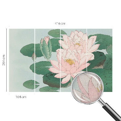 Fototapet 3D autoadeziv cu design Vandlotus