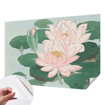Fototapet 3D autoadeziv cu design Vandlotus