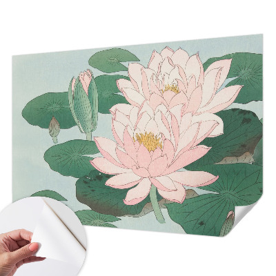 Fototapet 3D autoadeziv cu design Vandlotus