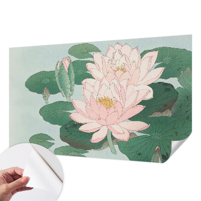 Fototapet 3D autoadeziv cu design Vandlotus