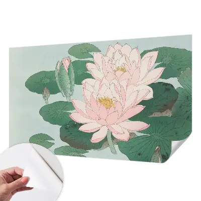 Fototapet 3d autoadeziv Vandlotus