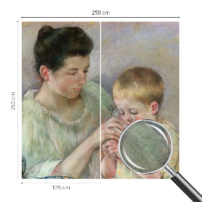 Fototapet 3d pentru living cu tema «Forældreomsorg»