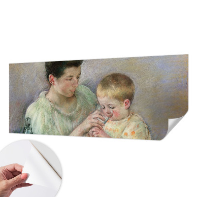 Fototapet 3d pentru living cu tema «Forældreomsorg»