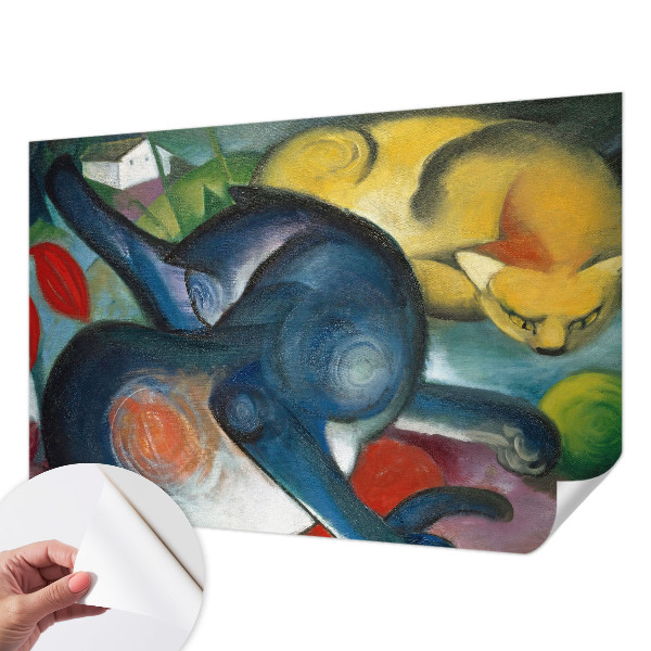 Fototapet 3D pentru dormitor cu design Kattekunst