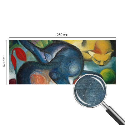 Fototapet 3D pentru dormitor cu design Kattekunst