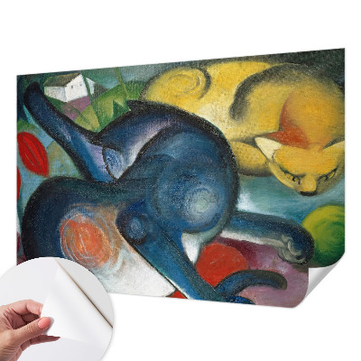 Fototapet 3D pentru dormitor cu design Kattekunst