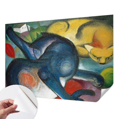 Fototapet 3D pentru dormitor cu design Kattekunst