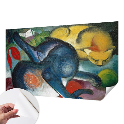 Fototapet 3D pentru dormitor cu design Kattekunst