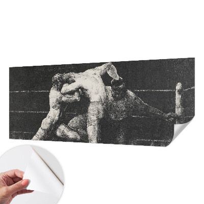 Fototapet autoadeziv pentru living cu motiv „Boksernes duel”