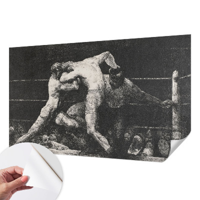 Fototapet autoadeziv pentru living cu motiv „Boksernes duel”
