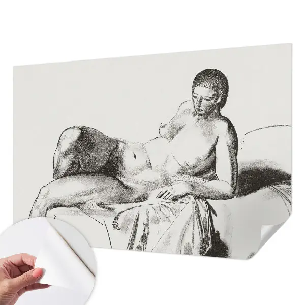 Fototapet autoadeziv pentru camera copiilor Kunstnerisk nøgen