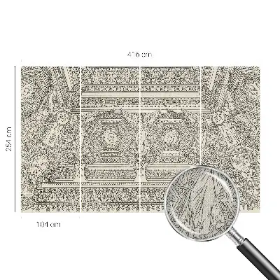 Fototapet autoadeziv Klassisk ornament