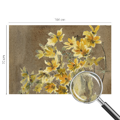 Fototapet 3D cu model Solrig buket