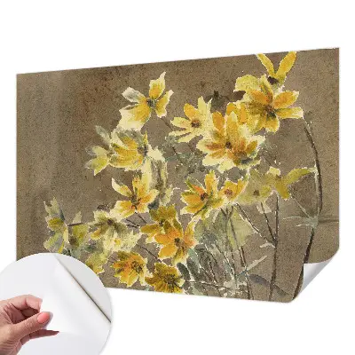 Fototapet 3d Solrig buket