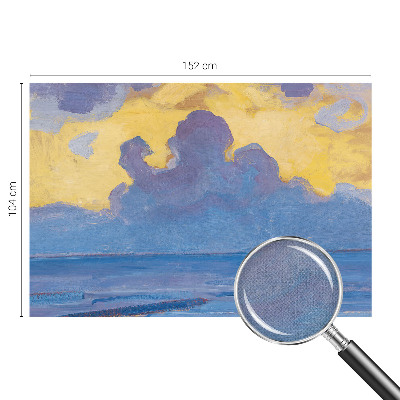 Fototapet 3D pentru living cu ilustrarea unui peisaj ceresc