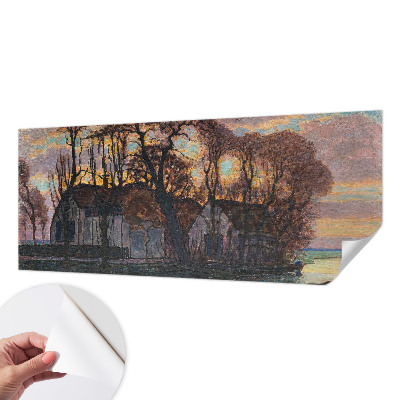 Fototapet 3D autoadeziv cu motiv de peisaj nocturn