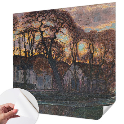 Fototapet 3D autoadeziv cu motiv de peisaj nocturn