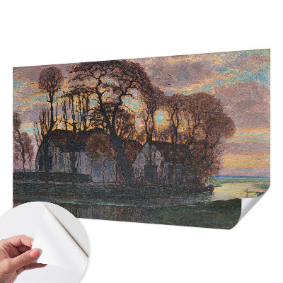Fototapet 3D autoadeziv cu motiv de peisaj nocturn