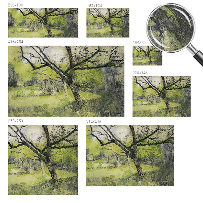 Fototapet 3D pentru dormitor model „Forårsparken” cu motive naturale