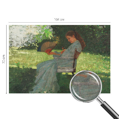 Fototapet autoadeziv pentru dormitor cu design „Sommerharmoni”