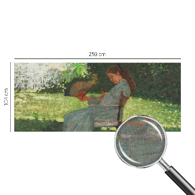 Fototapet autoadeziv pentru dormitor cu design „Sommerharmoni”