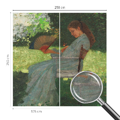 Fototapet autoadeziv pentru dormitor cu design „Sommerharmoni”