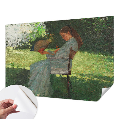 Fototapet autoadeziv pentru dormitor cu design „Sommerharmoni”