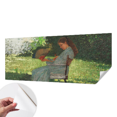 Fototapet autoadeziv pentru dormitor cu design „Sommerharmoni”