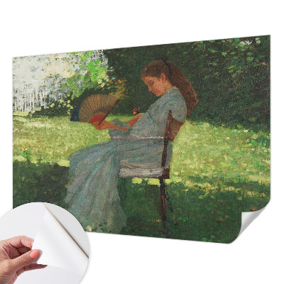 Fototapet autoadeziv pentru dormitor cu design „Sommerharmoni”