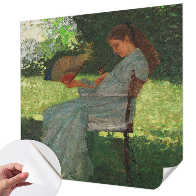 Fototapet autoadeziv pentru dormitor cu design „Sommerharmoni”