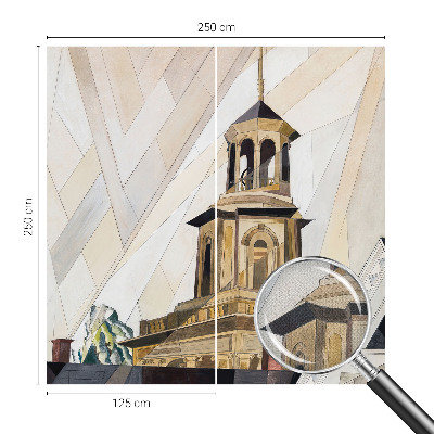 Fototapet autocolant cu imprimare cu motiv „turn arhitectural”