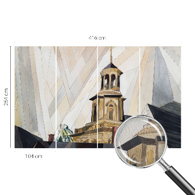 Fototapet autocolant cu imprimare cu motiv „turn arhitectural”