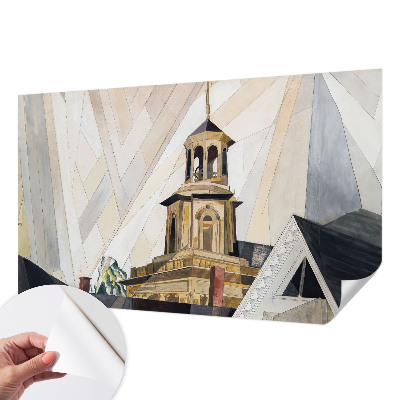 Fototapet autocolant cu imprimare cu motiv „turn arhitectural”
