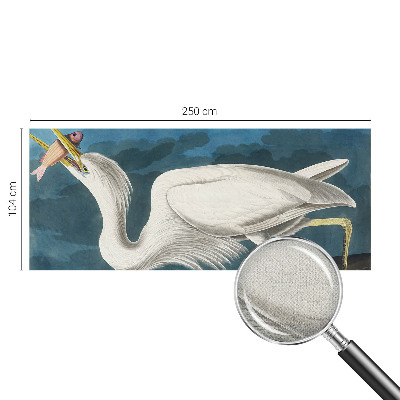 Fototapet autoadeziv pentru camera copiilor Fugl med fisk