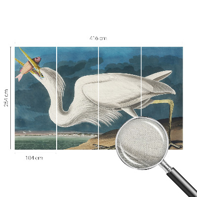 Fototapet autoadeziv pentru camera copiilor Fugl med fisk