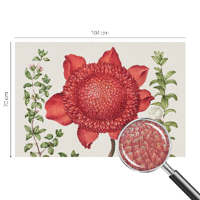 Fototapet autocolant cu motive florale într-un design elegant